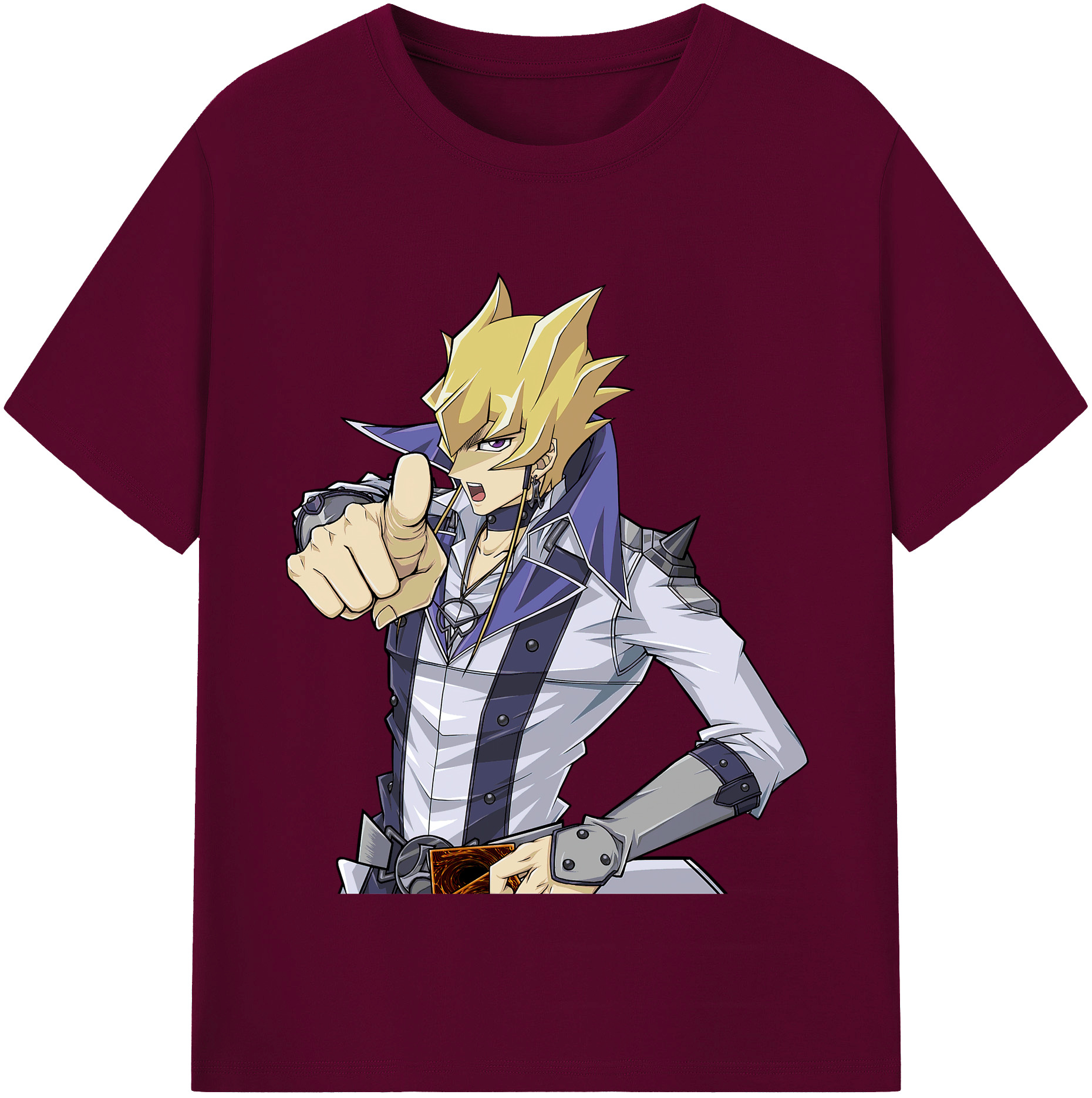 （画像用） 遊☆戯☆王 Yu-Gi-Oh! レディースカジュアルプリントTシャツ（綿100％）